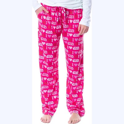 Intimo Mean Girls Women's Burn Book Icons and Movie Quotes Lounge Pajama Pants (XX-Large) Pink