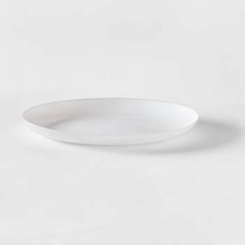 Glass Serving Platter 13" x 9.8" White - Threshold™