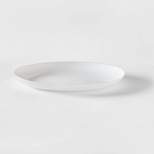 Glass Serving Platter 13" x 9.8" White - Made By Design™