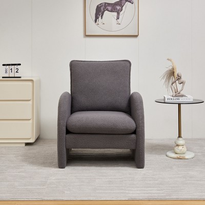 NicBex Modern Accent Chair Armchair Upholstered Living Room Chair Lounge Chair for Reading Room, Bedroom, Office