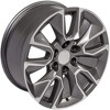 OE Wheels CV32 20 Inch Rim Fits Silverado 1500 RST Style 6x139.7 20x9 Gloss Gunmetal Machined - Hollander 5916 (1) - 4 of 4