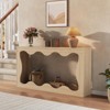 Farmhouse Console Table with Storage, Narrow Entryway Sofa Table for Hallway, Living Room, Wooden Industrial Accent Table, Sturdy Entry Table Stand - 2 of 4