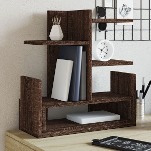 vidaXL Desk Organiser Brown Oak 19.3x7.9x20.7" Engineered wood - 1 of 4