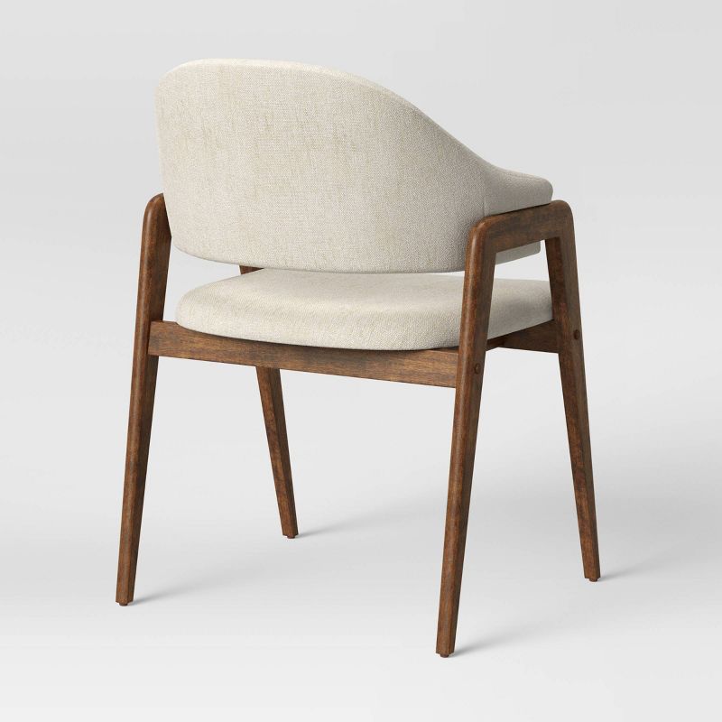 Ingleside Open Back Upholstered Wood Frame Dining Chair - Threshold™, 4 of 8