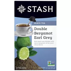 Stash Double Bergamont Earl Grey Black Tea Bags - 18ct