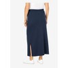 Woman Within Women's Plus Size Petite Sport Knit Side-Slit Skirt - image 3 of 4