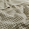 Puredown Organic Cotton Soft Lightweight Waffle Weave Bed Blanket, Breathable Textured Blanket for All Season - 4 of 4