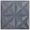 VidaXL 3D Wall Panels 12 pcs 19.7"x19.7" Origami Gray 32.3 ftÂ² - 2 of 4