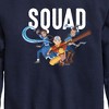 Boys' - Avatar: The Last Airbender - Trio Squad Graphic Long Sleeve Fleece Sweatshirt - 2 of 4