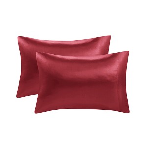 Gracie Mills Coralie 2-Peice Satin Pillowcase Set - 1 of 4
