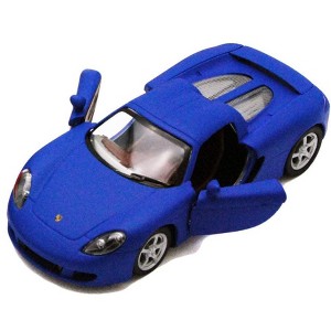 KiNSMART - Porsche Carrera GT 1:36 Scale 5" Die Cast Metal Model Toy Super Sports Car (Blue) - 1 of 4