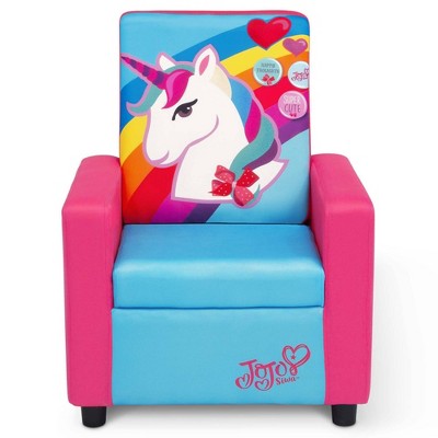 JoJo Siwa Kids' High Back Upholstered Chair - Delta Children