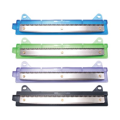 McGill 6-Sheet Trident Binder Punch, Three-Hole, 1/4" Holes, Assorted Colors