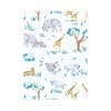 Hudson Baby Cotton Flannel Burp Cloths 12-Pack Bundle, Safari Friends, One Size - image 3 of 4