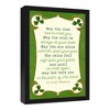 Creative Products Bordered Irish Blessing 13.73 x 19.73 Black Framed Canvas - 2 of 4