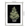 Amanti Art Modern Gingham Christmas Collection B by Emma Caroline Wood Framed Wall Art Print 19 in. x 25 in. - 4 of 4