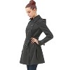 BGSD Women's Leah Hooded Mid Length Trench Coat - image 2 of 4