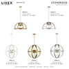 Livex Lighting Stoneridge 6 - Light Pendant in  Brushed Nickel - 4 of 4