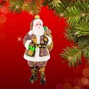 Cody Foster 6.25 In Luxe Santa Christmas Tree Ornament , Christmas Decor Claus Wine/Champagne Bottle (1PC) - 2 of 4
