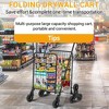 Utility Cart, Heavy Duty 110LB Capacity Folding Cart - Stair-Climbing 360¡ã Wheels for Groceries/Laundry/Multi-Floor Transport - 4 of 4