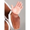 HalloweenCostumes.com Adult's Plus Sized Iced Gingerbread Man Costume | Festive Cookie Jumpsuit with Headpiece - 4 of 4