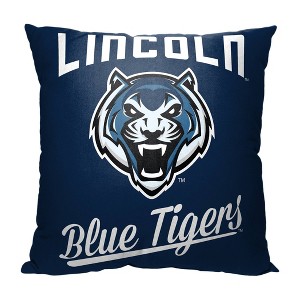 18" x 18" NCAA Lincoln Blue Tigers Alumni Pillow - 1 of 3