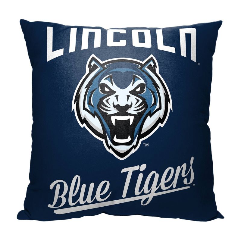 18&#34; x 18&#34; NCAA Lincoln Blue Tigers Alumni Pillow, 1 of 4