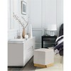 Meridian Furniture,Jax Velvet Ottoman/Stool - 2 of 4