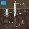Amefa Lou Laguiole Vulcano Steak Knife, Set of 6 - Hammered Stainless Steel Blades with Micro-Serrated Edge, Triple-Rivet Pakka Wood Handles - 3 of 4