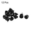 Unique Bargains Nylon Flat Cable Wire Strain Bushing Grommet 6N-4 Black 12pcs - 2 of 4