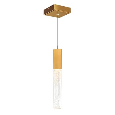 CWI Lighting Greta Integrated LED Brass Mini Pendant