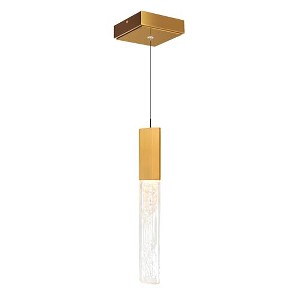 CWI Lighting Greta Integrated LED Brass Mini Pendant - 1 of 4