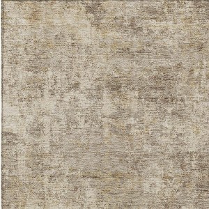 HomeRoots 10' X 14' Taupe And Beige Abstract Washable Indoor Outdoor Area Rug - 1 of 4