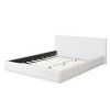 Soft and Comfortable Bed with Velvet Upholstered Headboard,  Platform Bed with Wood Slats for Modern Bedroom-Baofuwish - 3 of 4