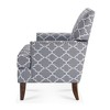 28.9" Fabric Accent Chair with Nail Trim and Easy-Clean Legs - 4 of 4