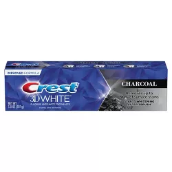 Crest 3D White Charcoal Teeth Whitening Toothpaste - 3.8oz