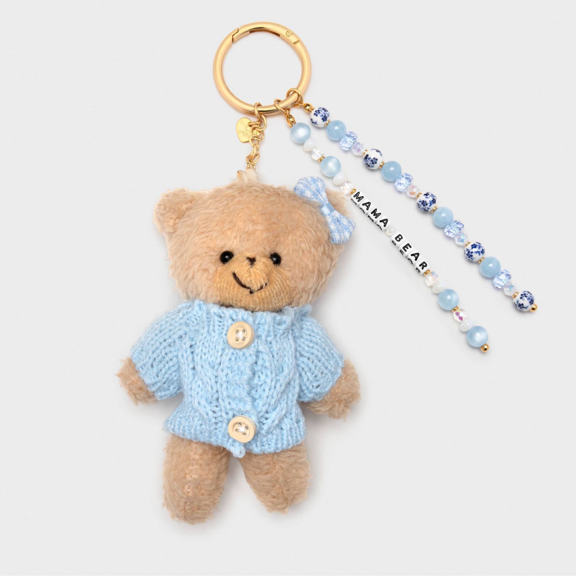 Little Words Project Mama Bear Plush Bag Charm