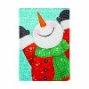 Evergreen Happy Snowman Suede Garden Flag 12 x 18 Inches Indoor Outdoor Decor - 2 of 4