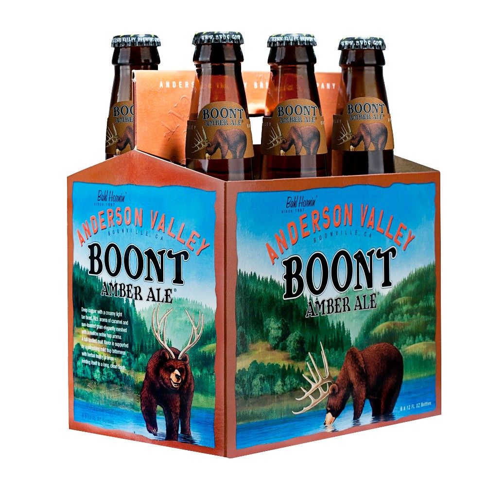 UPC 009125000162 - Anderson Valley Boont Amber Beer - 6pk/12 fl oz ...