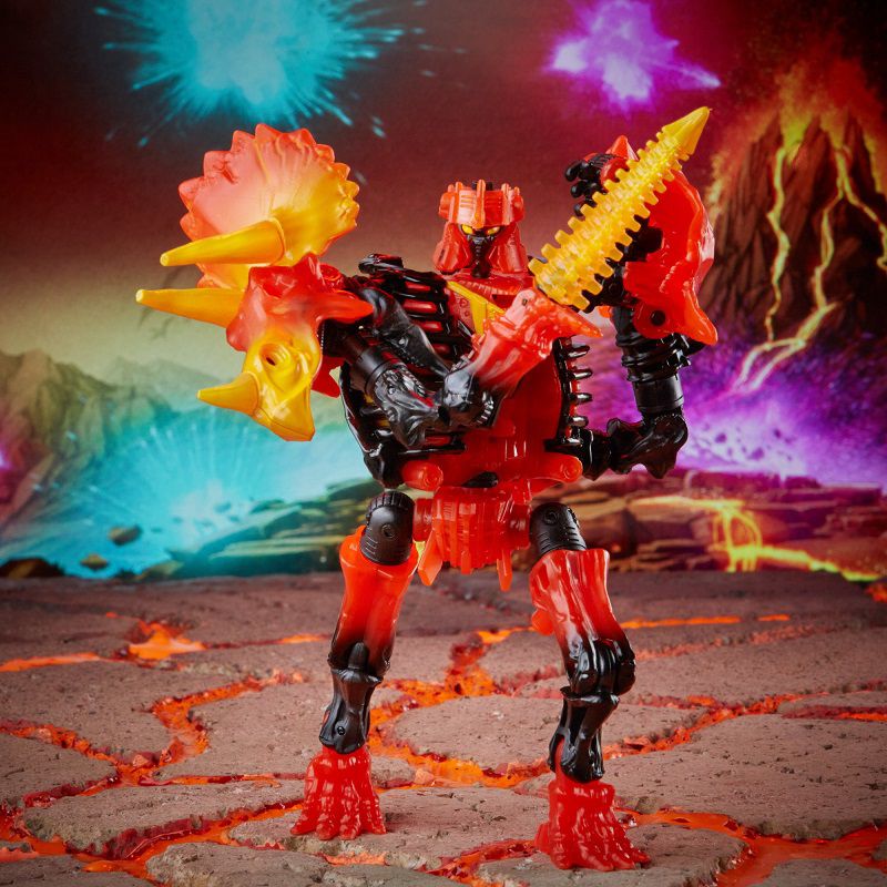 WFC-K39 Tricranius Beast Power Fire Blasts Collection Pack | Transformers Generations War for Cybertron Kingdom Chapter Action figures, 4 of 7
