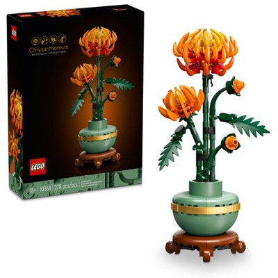 LEGO Icons Chrysanthemum Flower Décor Building Set for Home Décor 10368