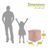 Majestic Home Goods,Cube Pouf Towers - 2 of 4