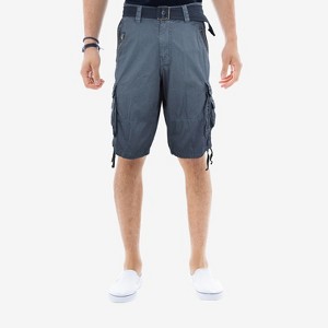 X RAY Men's Belted 12.5" Inseam Knee Length Cargo Shorts (Big & Tall) - 1 of 3
