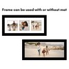 Americanflat 5.5x14 Collage Picture Frame with Shatter-Resistant Glass - Fits Three 4x4 Photos or One 5.5x14 Photo - Signature Collection - White - 4 of 4