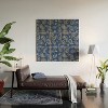 Cynthia Haller Classic blue and gold paisley Wood Wall Mural - Society6 - 2 of 2