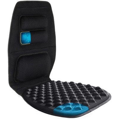 Mind Reader Blue Ergonomic Gel Seat Cushion