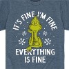 Boys' - Dr. Seuss - Grinch It's Fine Short Sleeve Graphic T-Shirt - 2 of 4
