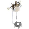 DMI Retractable 5 Prong Attachment Tip for Snow and Ice to Assist with Grip, can be Used on Canes, Crutches or Walkers, 1 Each - 2 of 3