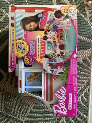 Barbie care clinic online playset with doll accessories