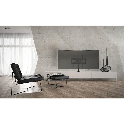 Swivel Secure Heavy-Duty Steel TV Stand for 32"-55" Screens, Black